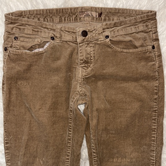 Prana Low-Rise Corduroy Skinny Stretch Pants, Size 2 - Picture 4 of 16